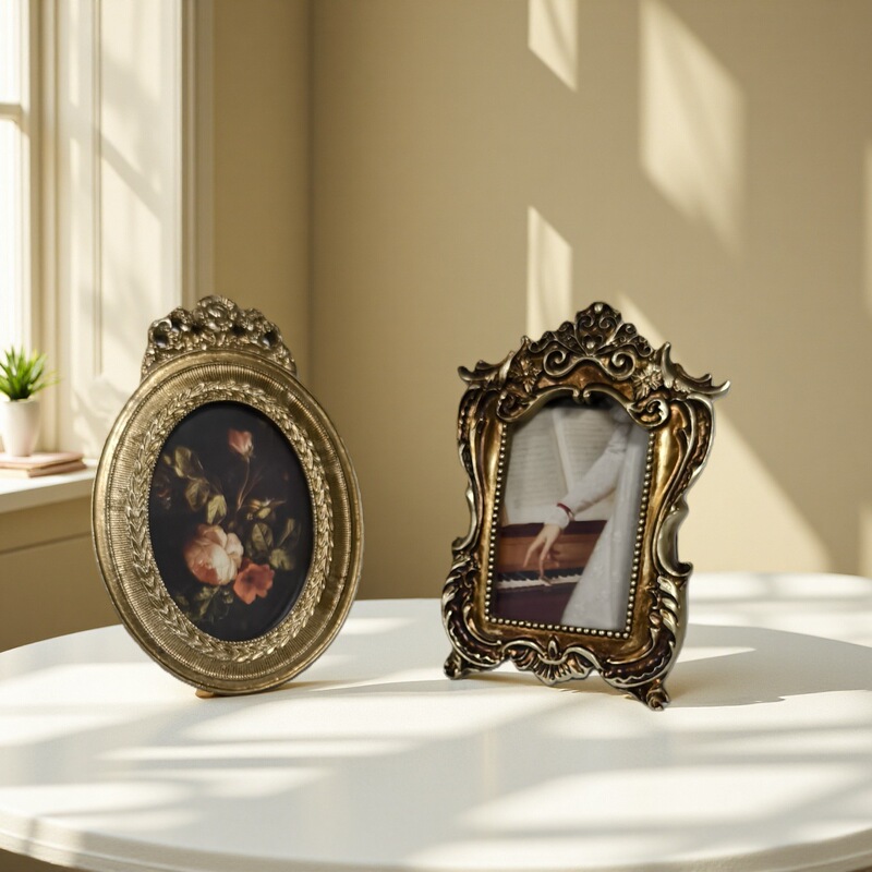 Vintage Resin Photo Frame Decorative Ornaments Wholesale Cross-Border Living Room Bedroom Sofa Entryway Handmade Waterproof Wall Art Vintage Resin Photo Frame Decorative Ornaments Wholesale Cross-Border Living Room Bedroom Sofa Entryway Handmade Waterproof Wall Art