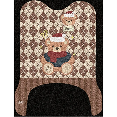Electric vehicle foot mat, Suitable for Milamido electric - christmas-bear