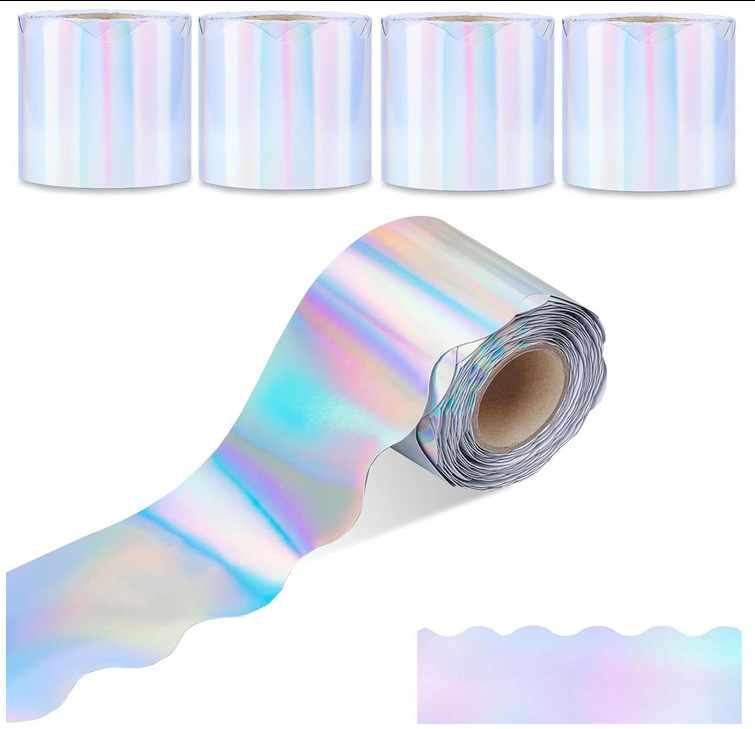 Amazon transfronterizo impermeable tablón de anuncios frontera pegatinas decorativas aula pizarra frontera pegatinas