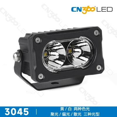 Cn360 3045 ikili işıqlı off-road avtomobil LED işıq fənəri yüksək güclü avtomobil modifikasiyalı LED spotu