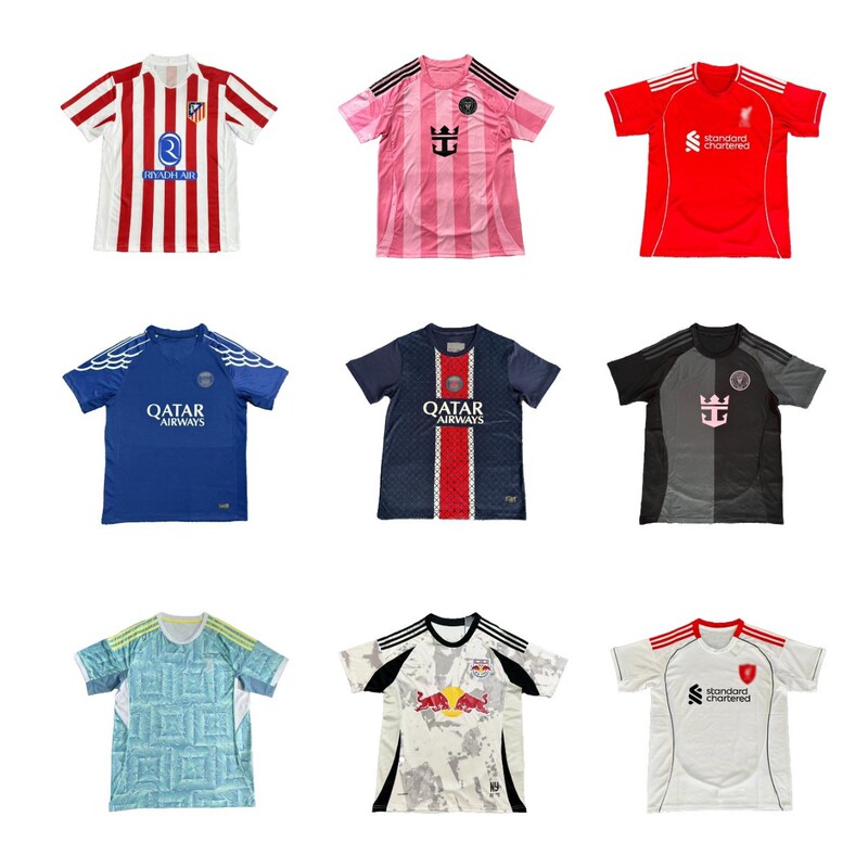 The New 25-26 Version of Popular Football Uniforms, Royal m Paris Man L England and Other Football Sports Tops Are Now Available in Stock