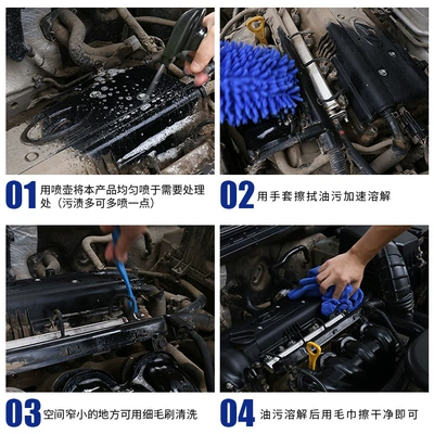 Direct Sales Engine Compartment Cleaning: Cleaning/curing agent