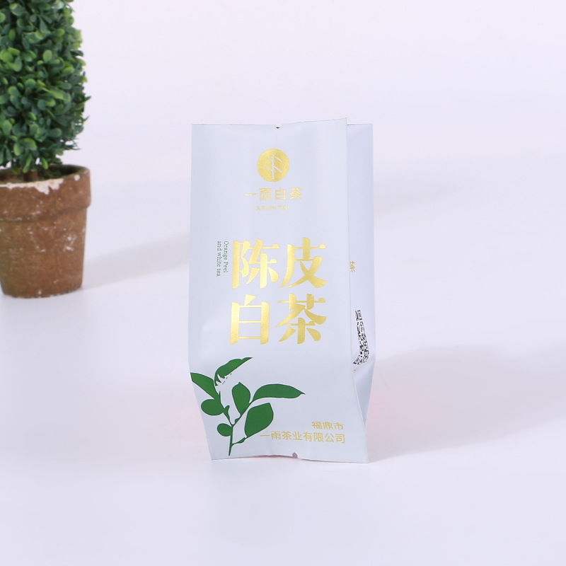 彩印食品包装袋 茶叶袋侧风琴中封包装袋 塑料包装复合袋厂家
