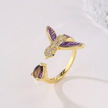 �Ĺ� �������ͭ��18K������ʯ�����ָŮINSȤζָ�� �羳��Դ