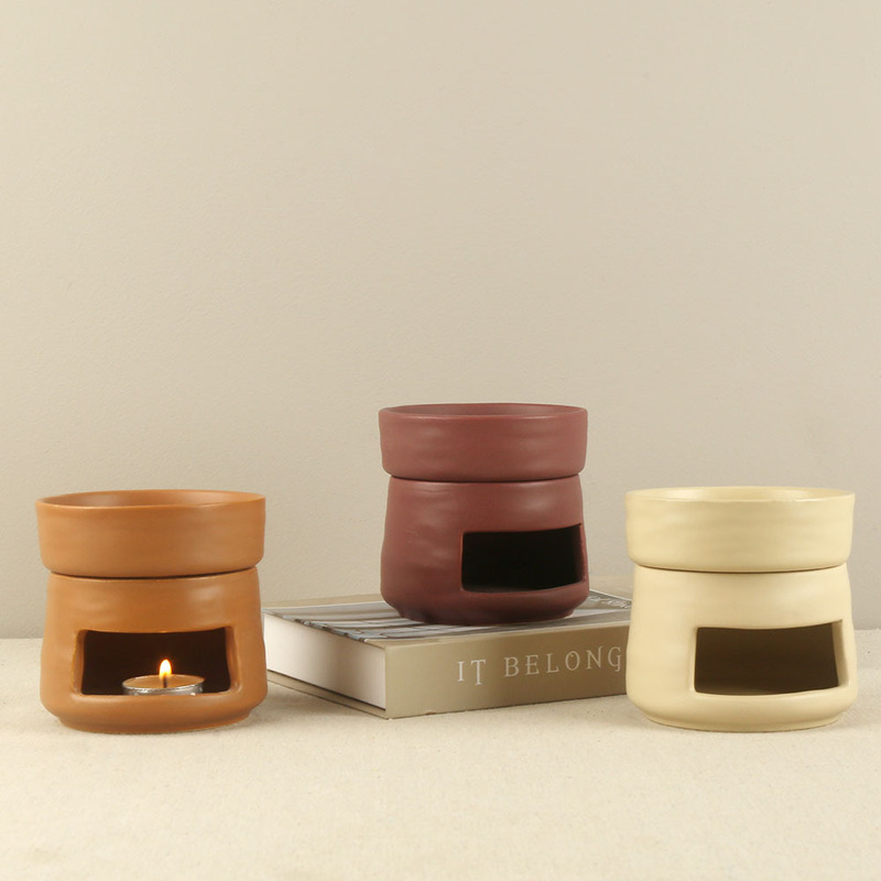 Cross-Border Hot-Selling Ceramic Aromatherapy Stove, Modern and Simple European-Style Ceramic Aromatherapy Essential Oil Stove (Dry Burning Not Supported)