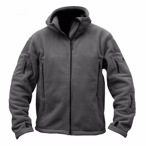 Outdoor thermal liner fleece fleece cold-proof jacket hood hooded coat