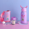 Children's glass, cute thermos stainless steel with glass