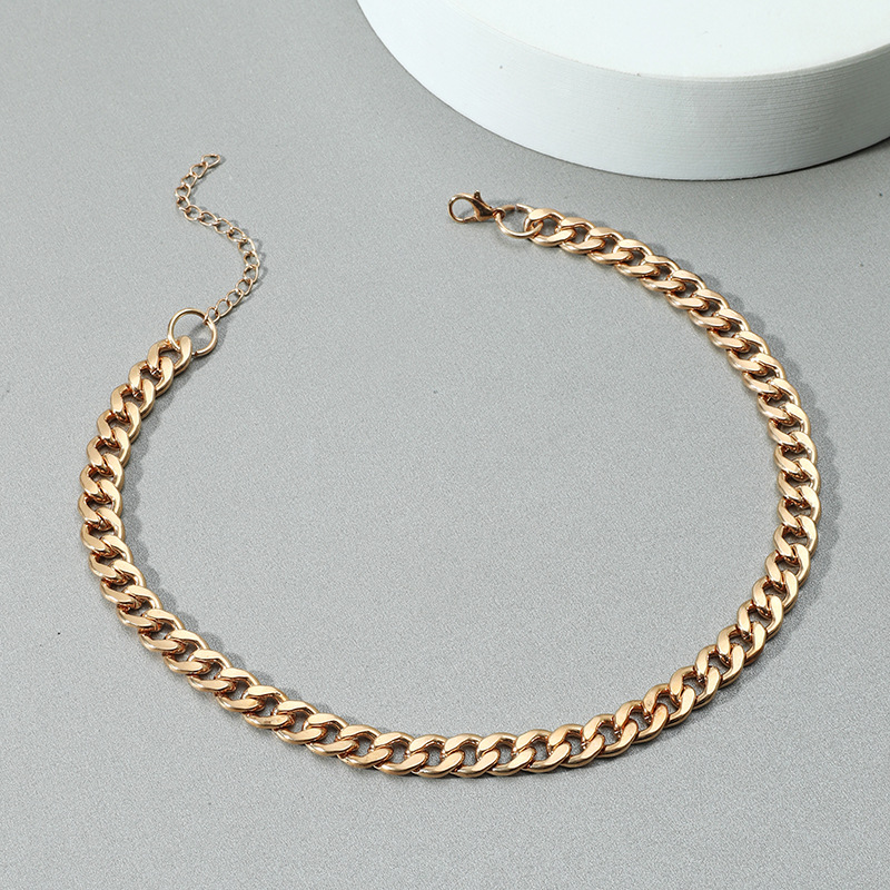 Wholesale Jewelry Punk Style Thick Chain Necklace Nihaojewelry display picture 3