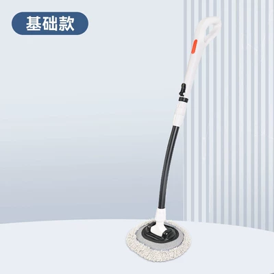 Car Wash Mop, Car Curved Rod Car Brush That Does Not Hurt the Car, Chenille Soft Bristle Brush, Special Tool for Wiping Car Dust Duster (Car cleaning tools) - black-and-white-curved-pole-car-wash-mop-with-handle