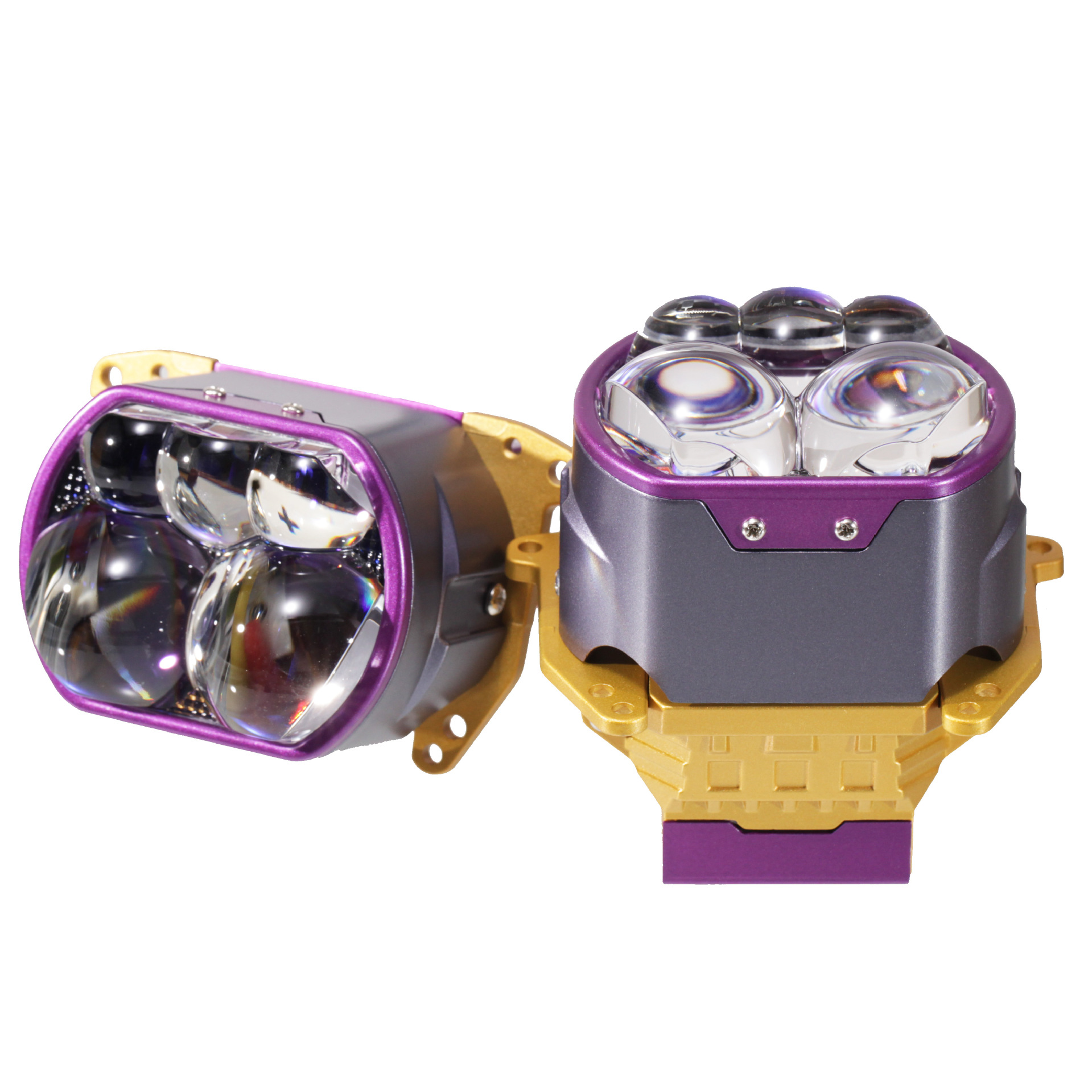 2026 Hot-Selling Car Spotlight Ay05 Five-Diamond Lens Headlight Five-Focus High-Quality Super Bright Car Light