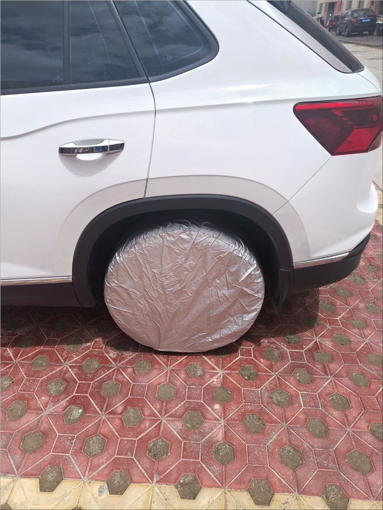 Car tire protection cover, high-temperature resistant, sunproof, dustproof, and heat-insulating, universal tire sunshade