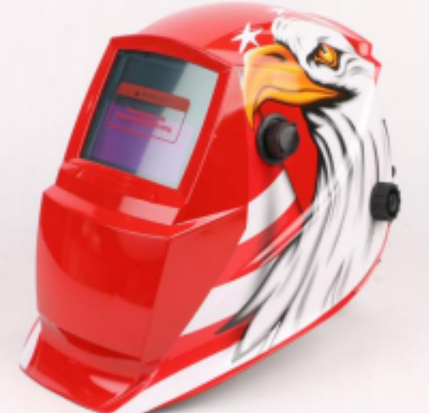 Máscara de soldadura automática solar 107, casco de protección LCD con cambio de luz y montaje en cabeza