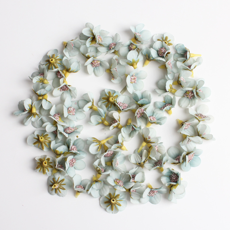 Multicoloured small accessories, decorative flowers, flowered, 2cm, home decor 4