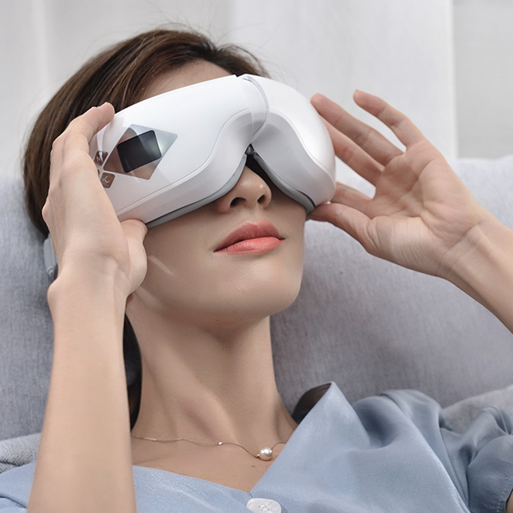 乐普 智能睡眠仪按摩加热眼罩音乐眼部按摩器亚马逊厂家 护眼仪