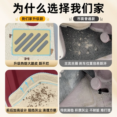 Foot Mat Decorative Accessories | Electric vehicle foot mat