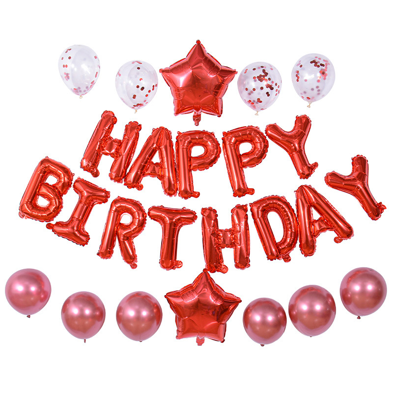 Traje de lentejuelas de cumpleaños rojo