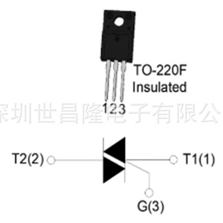 JST30F-600BW捷捷微三象限双向可控硅600V30A  50mA TO-220F
