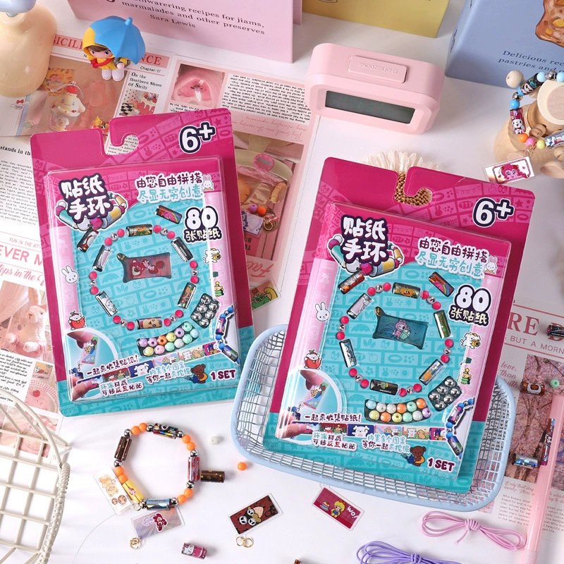 Трансграничный STICKI ROLL Интернет-знаменитости, детский креативный браслет-наклейка, семейный браслет «сделай сам», наклейка, браслет-нить