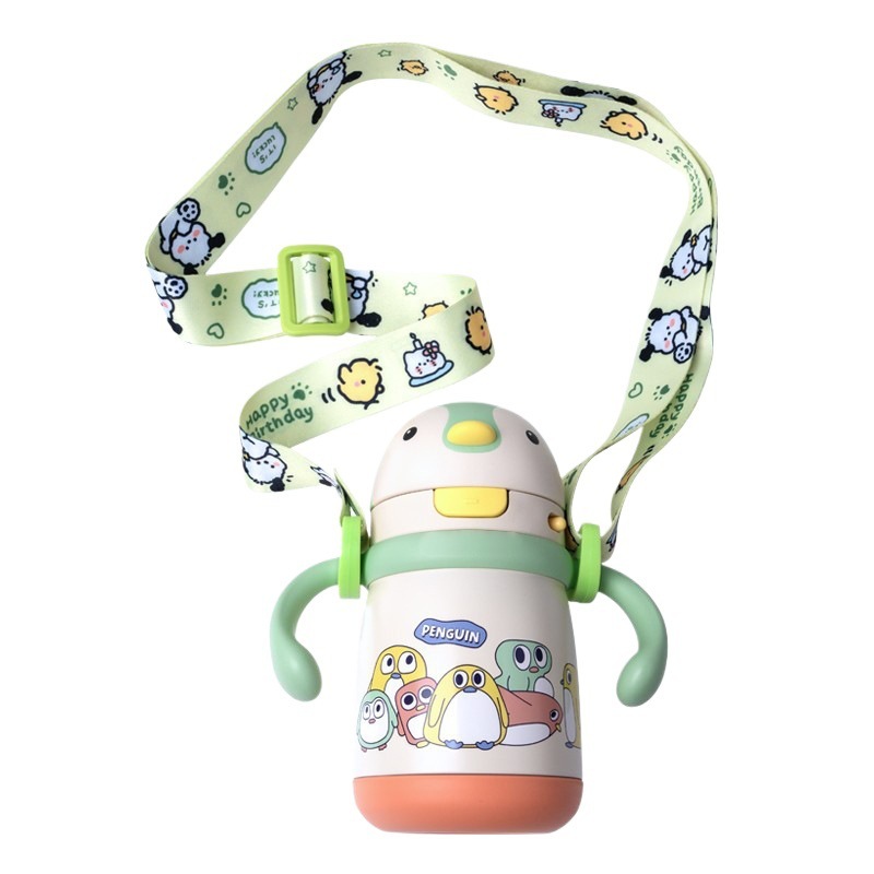 子供用ハンドルウォーターカップストラップハンドルカップストラップ赤ちゃん学習ドリンクカップボトルクロスボディbbcシリコンバックル|undefined