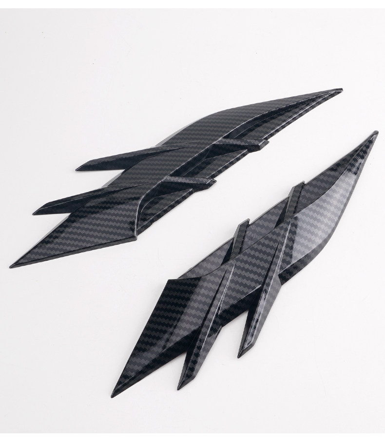Car Fender Modification Universal Imitation Shark Side Vent Modification Car Sticker Realistic Air Vent Fender Decoration Sticker