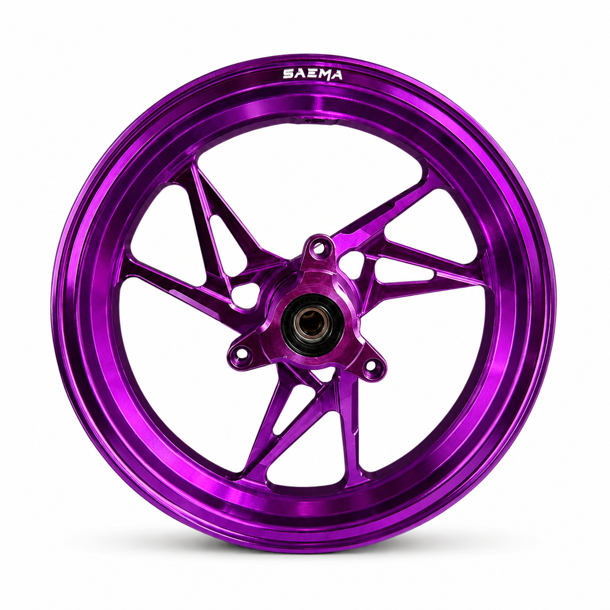 Modified 10-Inch 2.15 Aluminum Alloy Rims with 7.0 Hole Spacing for Niu Ninebot, Little Turtle, and Ghost Fire Off-Road Motorcycles