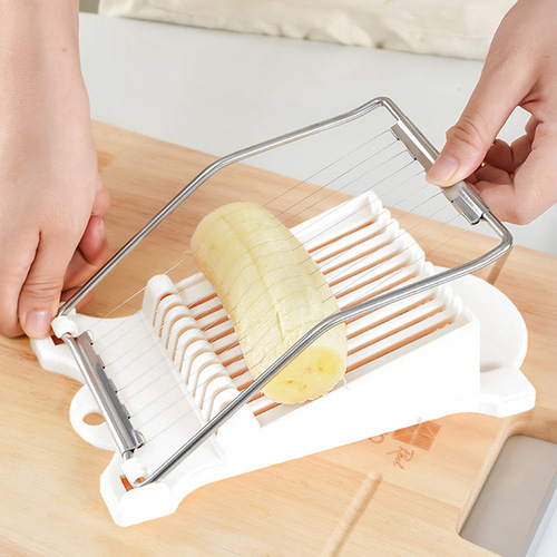 Stainless steel lunch meat ham slicer home kitchen meat slicer egg slicer fruit cheese banana slicer