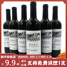 贺兰山下赤霞珠干红葡萄酒东麓系列整箱宁夏国产珍藏经典红酒葡萄