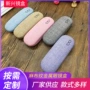 学生时尚金属麻布眼镜盒