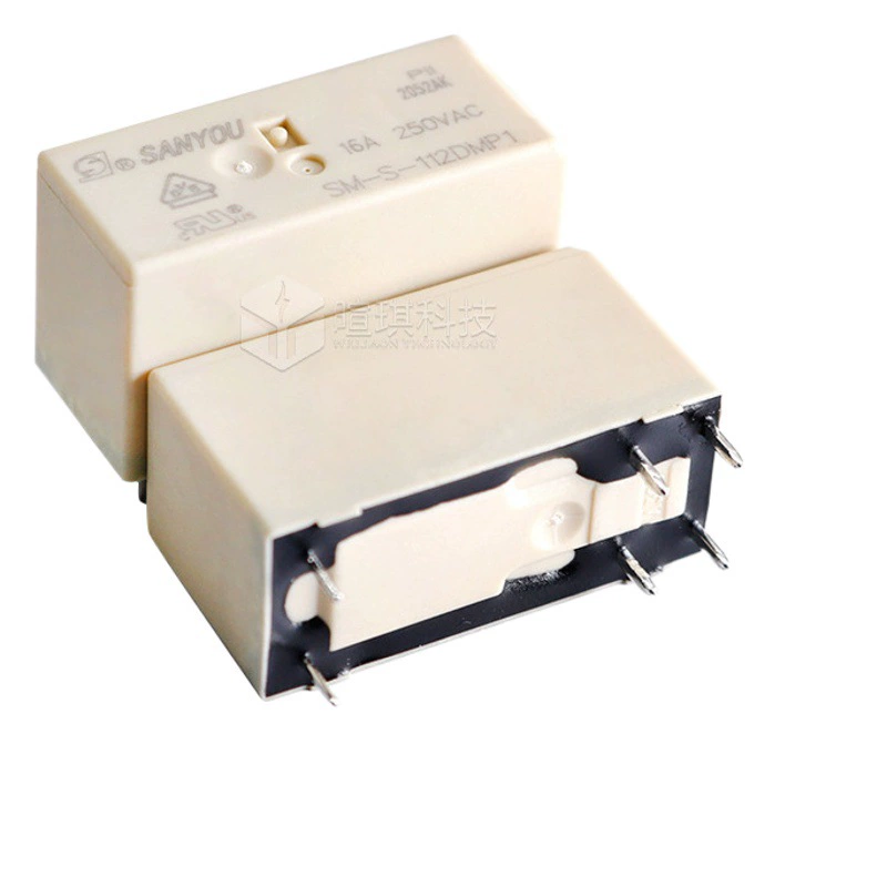 Три друга Реле SM-S-112DMP1 16A Реле 6 ног 5v12v24v Малый Реле Мощности