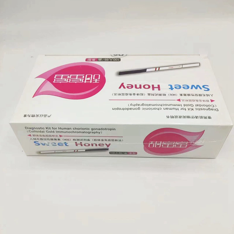 Xinzhi Pregnancy Human Chorionic Gonadotropin (HCG) Test Kit 100 Pregnancy Test Strips/Box