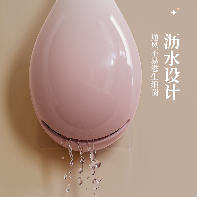 Cepillo de baño sin ángulo muerto hogar sin punzonado inodoro cepillo de silicona baño montado en la pared mango largo inodoro artefacto de limpieza