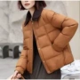 加厚翻领气质显瘦棉服