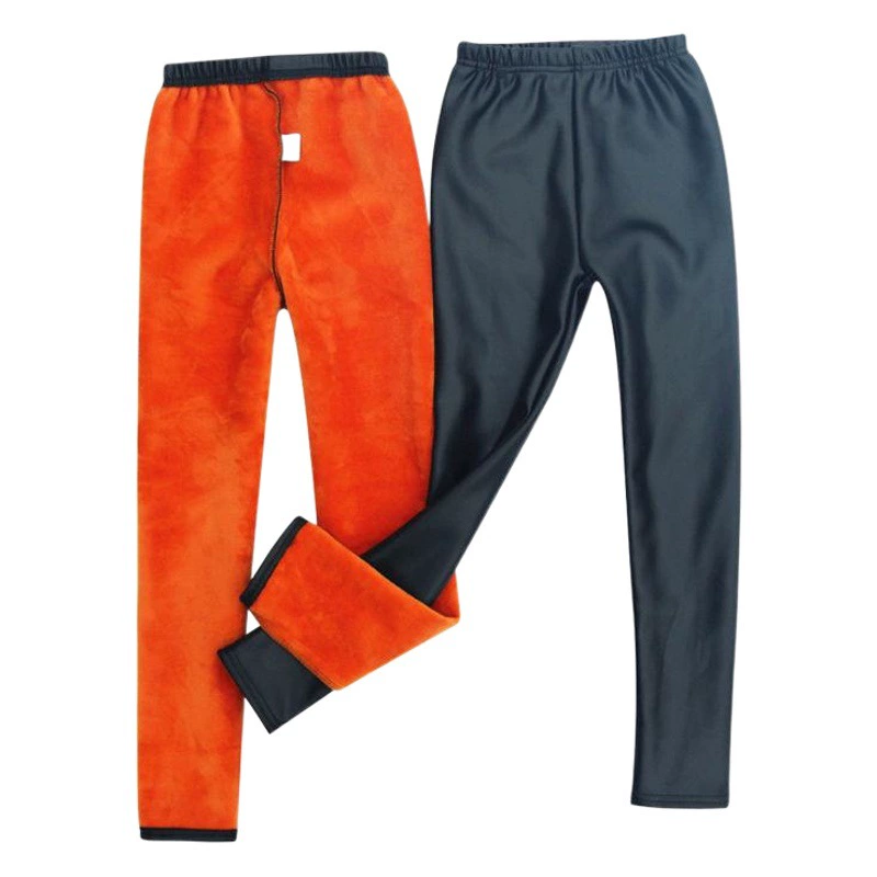 Весной и осенью девушки леггинсы на флисовой подкладке брюки из искусственной кожи девушки тонкие кожаные брюки детские брюки оптом