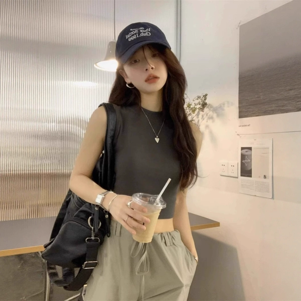 Женский жилет для альпинизма, летняя ниша, шикарная внутренняя одежда, спортивный сексуальный короткий топ без рукавов на подтяжках в форме буквы I.