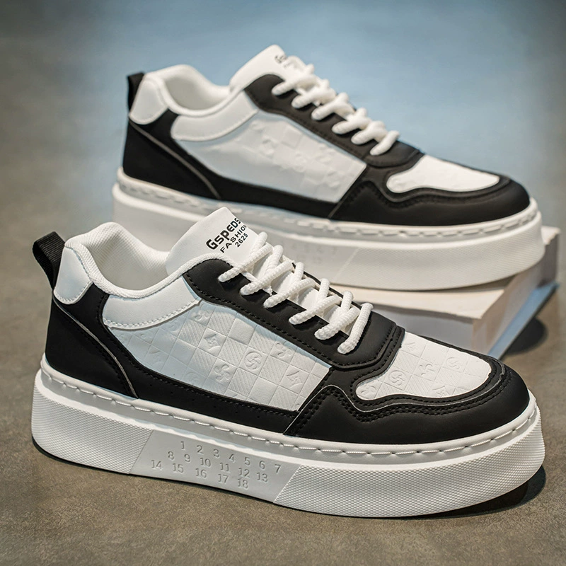 Летняя мужская обувь новая дышащая маленькая белая обувь для студентов мужского пола модная дикая спортивная обувь на толстой подошве повседневная обувь