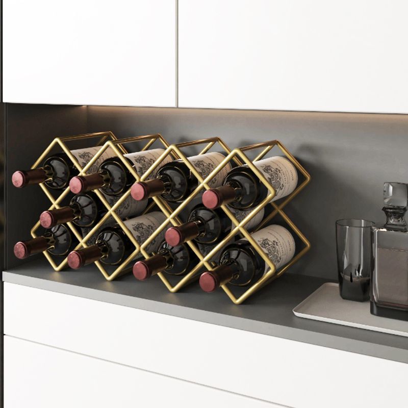 Red Wine Rack Red Wine Rack Household Light Luxury High-End Grape Plaid Wine Cabinet Storage Rack Tilted Wine Bottle Storage Rack