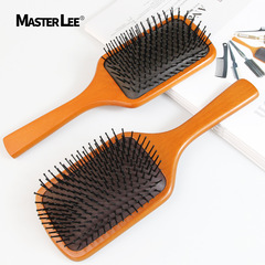 Wholesale Aevanda Style Air Cushion Square Shaped Anti-static Portable Home Use Wood Comb