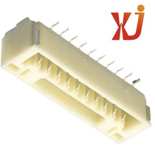 线对板针座10pin   间距1.25mm端子连接器  10p针座 立贴针座10针