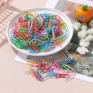 Back-shaped Bookmark Clip (Shuangyu) 50 mm, plastic, multicolor pack