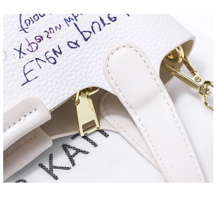 Little Bear Graffiti Basket Bucket for Women 2024 New High end Fashion Versatile Handheld Crossbody Bag_voghion.com