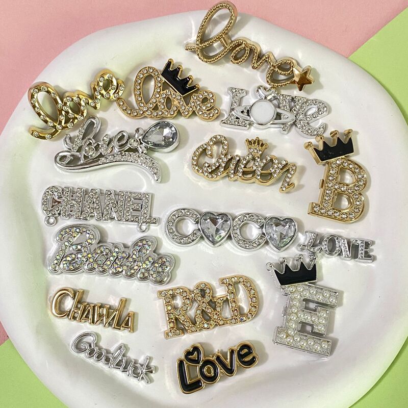 2026 New Love Letter Accessories DIY Hair Clips, Hairbands, Clothing, Bags, Phone Cases, and Clog Shoe Accessories 2026 New Love Letter Accessories DIY Hair Clips, Hairbands, Clothing, Bags, Phone Cases, and Clog Shoe Accessories