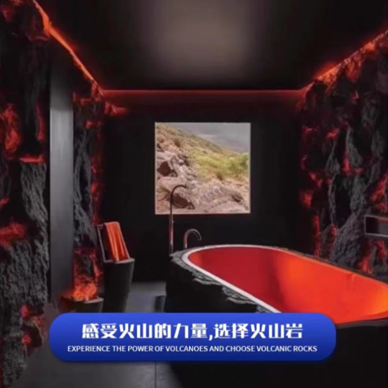 PU piedra translúcida roca volcánica material de piedra flexible ultrafina tablero de pared de roca de volumen de piedra pared de fondo de porcelana suave tablero translúcido de roca de Marte