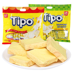 Tipo rusks imported from Vietnam 270g individually packaged breakfast milk durian flavor biscuits puffed wholesale