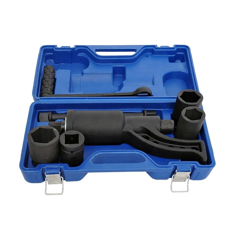 Llave para neumáticos de alta resistencia con enchufe, llave de aumento de potencia, llave dinamométrica manual, herramienta para desmontar neumáticos de camión.