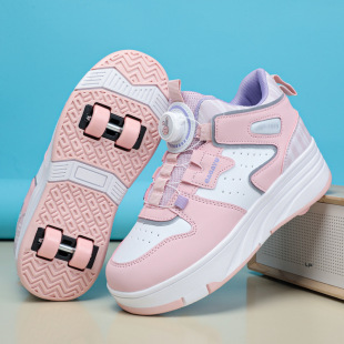 Baba Rabbit Detachable Four-Wheel Smooth Shoes Universal Support for Foreign Trade Wholesale Roller Skating Cross-Border Wholesale Roller Skating