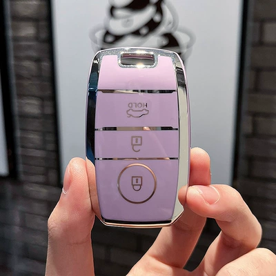Car key bag | Women's Cross - kia-a-smart-3-key-single-shell-purple