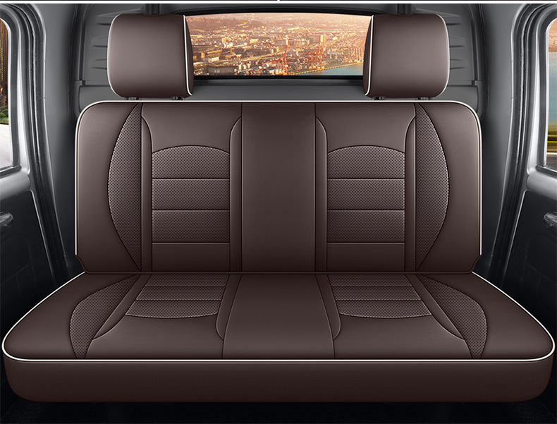 New wuling glory new card small card double row five all-inclusive special full leather minivan cushion seat cover four seasons