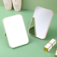Creative foldable makeup mirror desktop plain high-definition dressing and beauty mirror student dormitory portable makeup mirror