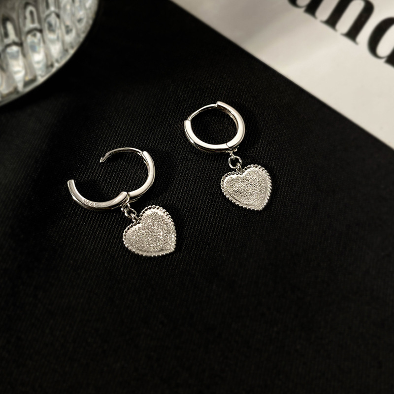 Drop Earrings Classification 1 Pair Modern Style Heart Shape Copper Plating Drop Earrings