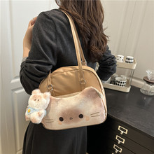 可爱萌超火小包包女式2025新款通勤百搭单肩腋下包多用双肩后背包